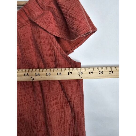 Madewell Texture & Thread Off-the-Shoulder Dress Size Medium - Picture 6 of 11